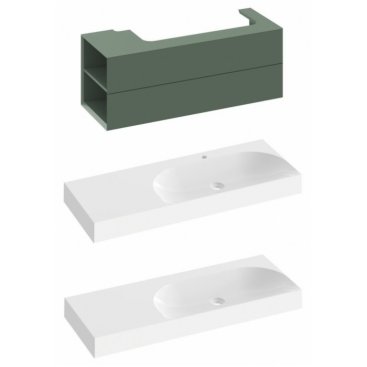 Мебель для ванной Ravak SD Lite 120L Grey Green