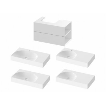 Мебель для ванной Ravak SD Lite 80R White