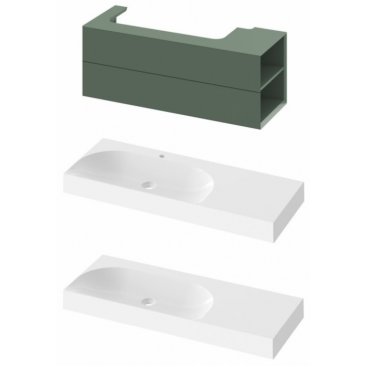 Мебель для ванной Ravak SD Lite 120R Grey Green