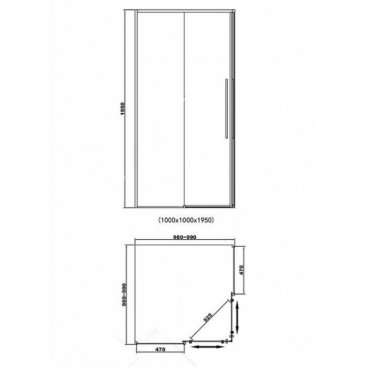 Душевой уголок RGW Stilvoll SV-31 100x100