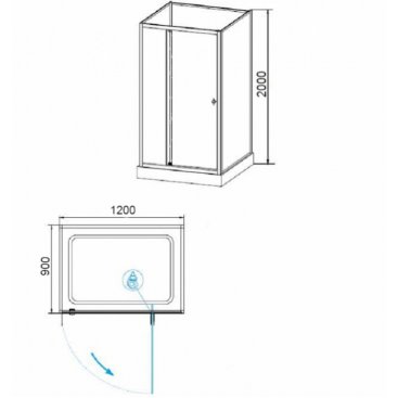 Душевая кабина RGW Andaman AN-207 120x90