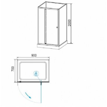 Душевая кабина RGW Andaman AN-207 90x70