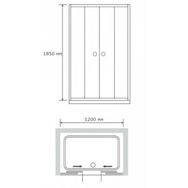 Душевая дверь RGW Classic CL-10 120 см