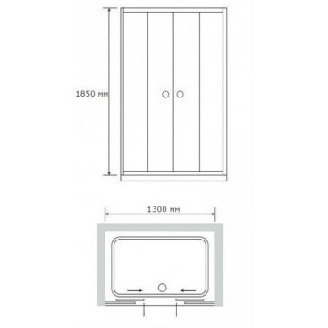 Душевая дверь RGW Classic CL-10 130 см
