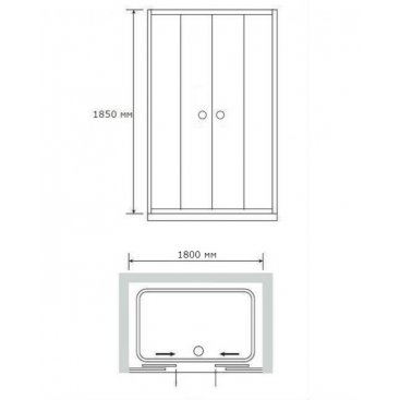 Душевая дверь RGW Classic CL-10 180 см