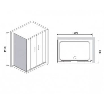 Душевой уголок RGW Passage PA-41 (PA-11+Z-050-2) 120x80