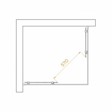 Душевой уголок RGW Passage PA-040B 100x90 прозрачный