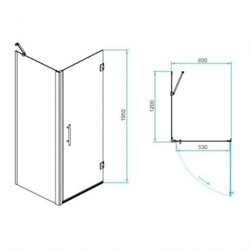 Душевой уголок RGW Passage PA-36B 60x120