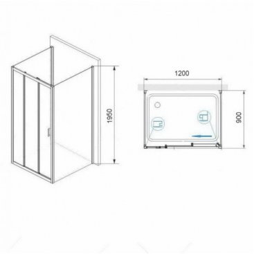 Душевой уголок RGW Passage PA-73-1 120x90