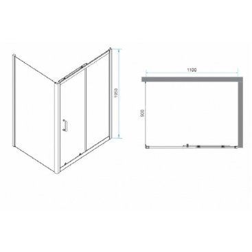 Душевой уголок RGW Passage PA-74-1 110x90