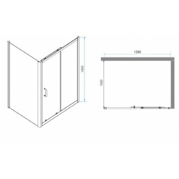 Душевой уголок RGW Passage PA-74-1 120x100