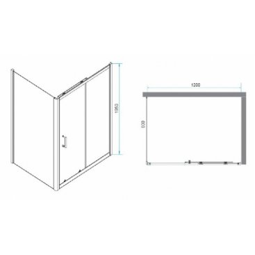 Душевой уголок RGW Passage PA-74-1 120x80