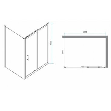 Душевой уголок RGW Passage PA-74-1 150x90