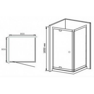 Душевой уголок RGW Passage PA-35 (PA-05+Z-050-1) 80x80