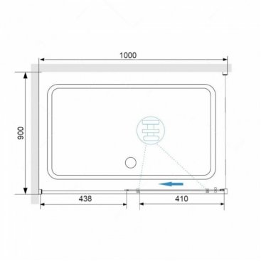 Душевой уголок RGW Stilvoll SV-45-1 100x90