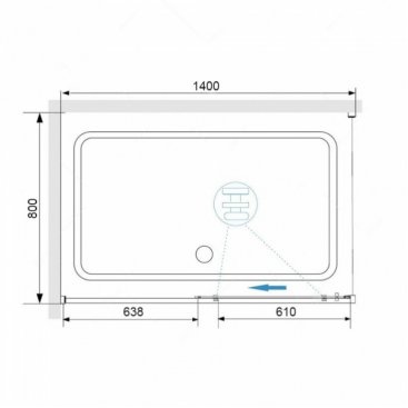 Душевой уголок RGW Stilvoll SV-45-1 140x80