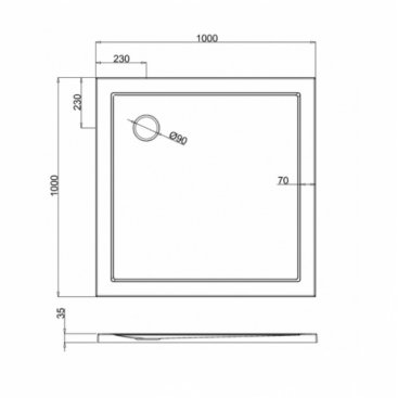 Душевой поддон Burlington Zamori Z1162