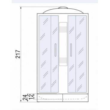Душевая кабина River Lena 90/24 МТ