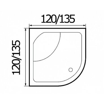 Ванна Wemor 135/135/55