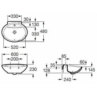 Раковина Roca Fontana 32787700N