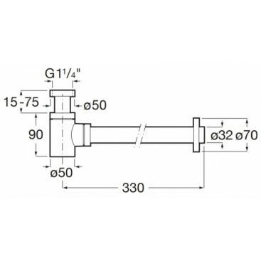 Сифон для раковины Roca Aqua Mini 506406400