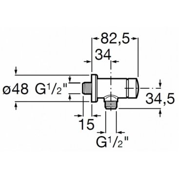 Кран для писсуара Roca Avant 5A9279C00