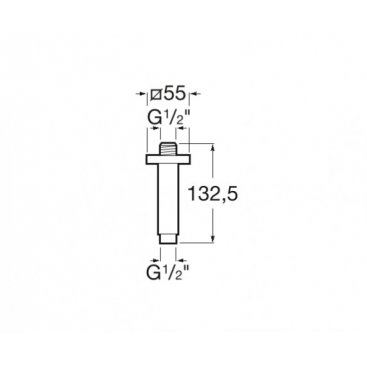 Держатель верхнего душа Roca 5B1050C00