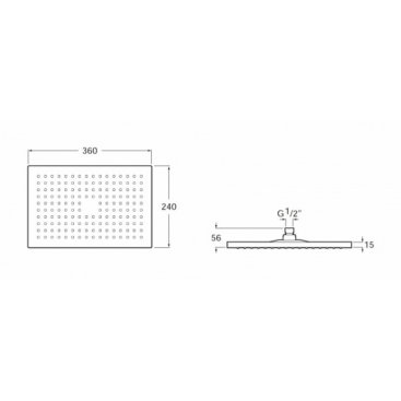 Душевая стойка Roca Even-M Square 5A9B90C00