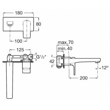 Смеситель для раковины Roca L90 5A3L20C00