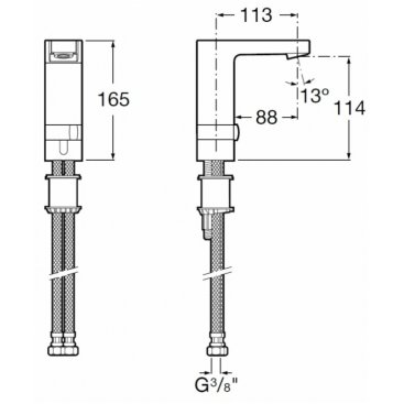 Смеситель для раковины Roca L90-E 5A5301C00