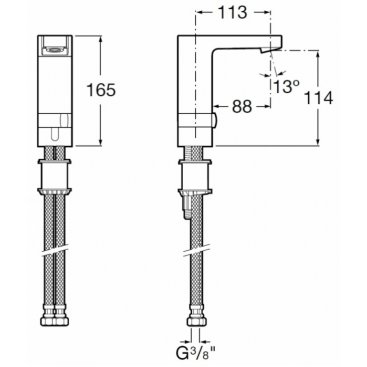 Смеситель для раковины Roca L90-E 5A5501C00