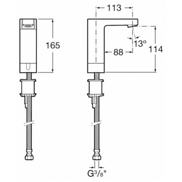 Смеситель для раковины Roca L90-E 5A5601C00