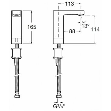 Смеситель для раковины Roca L90-E 5A5701C00