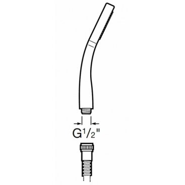 Ручная лейка Roca L90 5B9105BC0