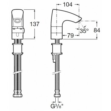 Смеситель для раковины Roca M3-E 5A5302C00