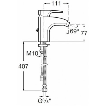 Смеситель для биде Roca Thesis 5A6150C00