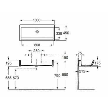 Раковина Roca Access 368PB8000