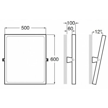 Зеркало Roca Access Comfort 50x60 см