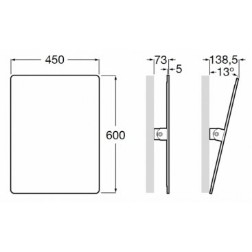 Зеркало Roca Access Pro 45x60 см