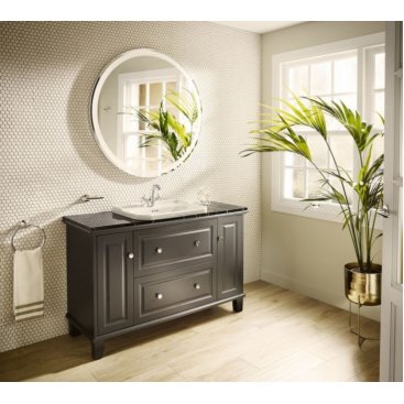 Мебель для ванной Roca Carmen 130 см темно-серый сатин