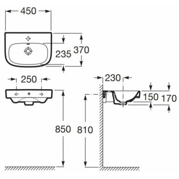 Раковина Roca Debba 325997000