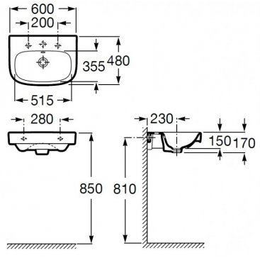 Раковина Roca Debba 32799400Y