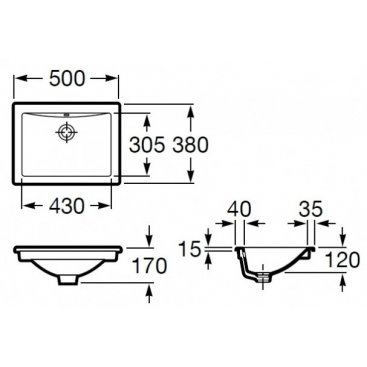 Раковина Roca Diverta 327114000