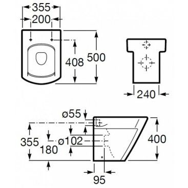 Унитаз Roca Hall 347627000