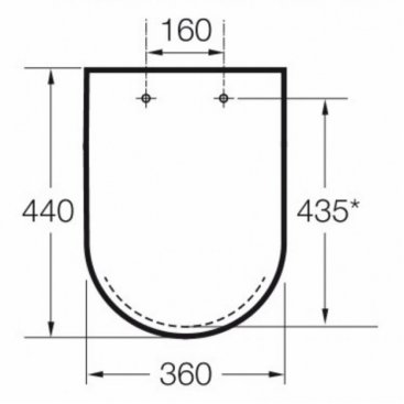 Крышка-сиденье Roca Hall 80162B004