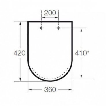 Крышка-сиденье Roca Hall 801622004 микролифт