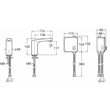 Смеситель для раковины Roca L70-E 5A5B09C00