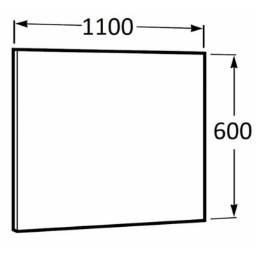 Зеркало Roca Luna 110x60 см