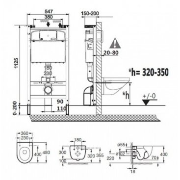 Комплект Roca Meridian 893104110