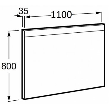 Зеркало Roca Prisma Comfort 110x80 см